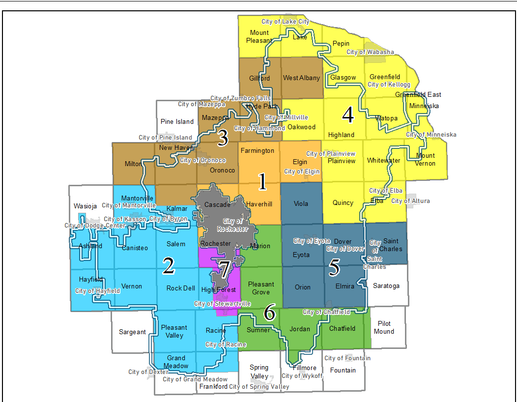 Board Districts Map