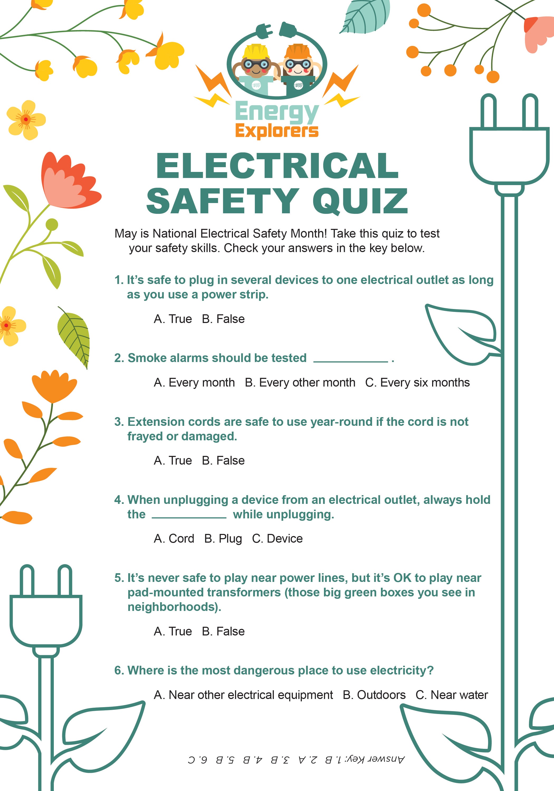 Electrical Safety Quiz