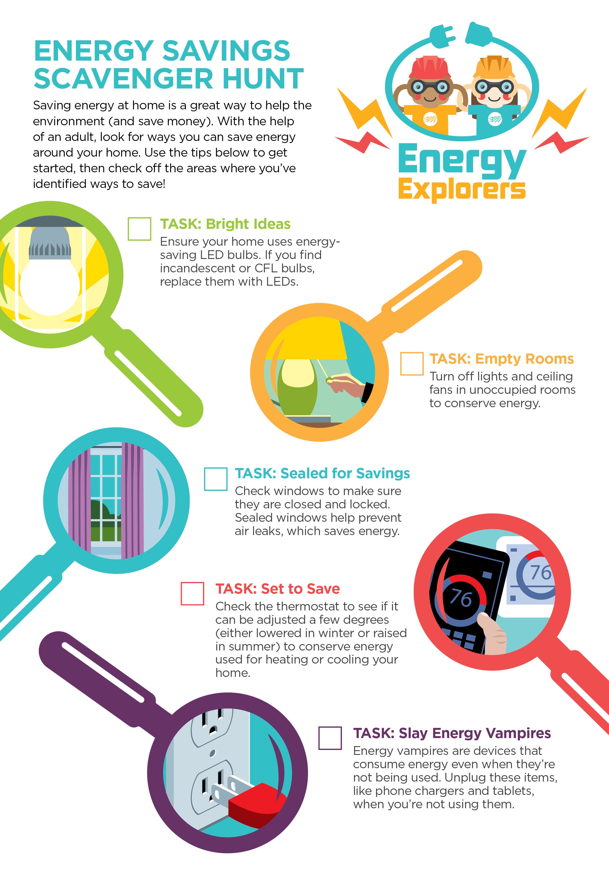 Energy Savings Scavenger Hunt